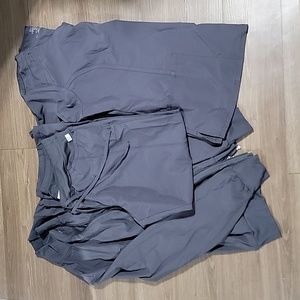 Cherokee Infinity Gray/Seal Scrub Set w/ Jacket